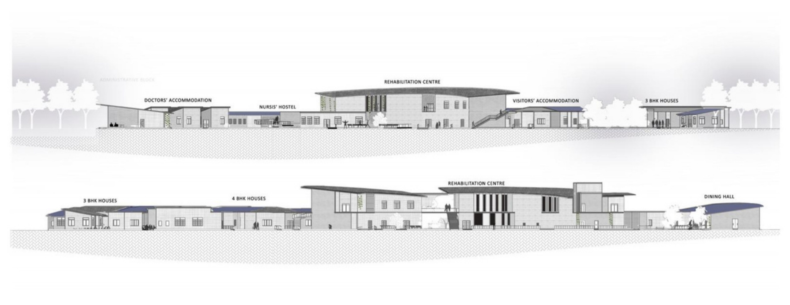 North and South elevations